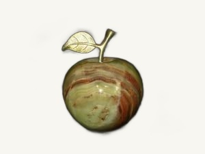 Onyx Apple - handcrafted natural onyx from Pakistan - Pak Expo