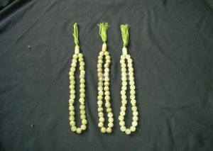 Green Onyx Tasbeh prayer beads made from natural Pakistani onyx - Pak Expo Karachi