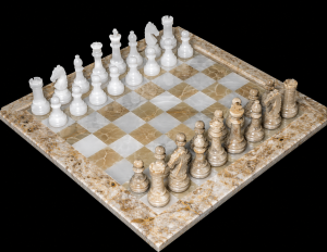 Onyx Chess Figures 12 inch natural Pakistani onyx - Pak Expo