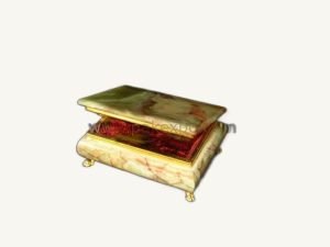 Jewellery Box - handcrafted natural stone from Pakistan - Pak Expo