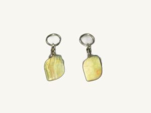 Key Ring 1 - handcrafted natural stone from Pakistan - Pak Expo