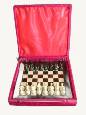 Marble Stone Chess 7 - handcrafted natural marble from Pakistan - Pak Expo