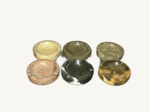 Mix Ashtray - handcrafted natural stone from Pakistan - Pak Expo