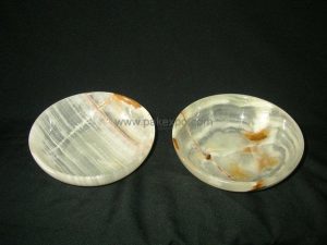 Onyx Marble Bowl 1 - handcrafted onyx and marble from Pakistan - Pak Expo