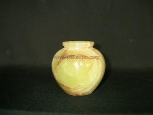 Onyx Pot - handcrafted natural onyx from Pakistan - Pak Expo
