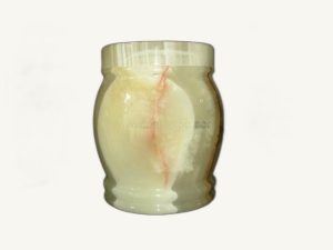 Onyx Urn Jar - handcrafted natural onyx from Pakistan - Pak Expo