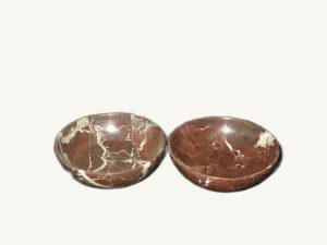 Red Bowls - handcrafted natural stone from Pakistan - Pak Expo